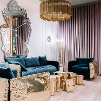 Rylight vergulde messing buizenkroonluchter