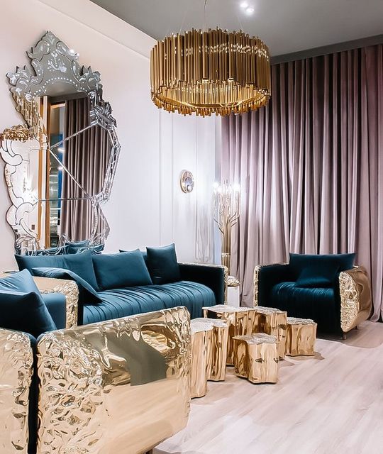Rylight vergulde messing buizenkroonluchter