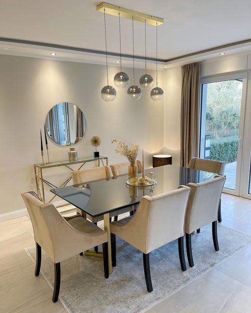 Rylight 5/7/9-licht semi-rokerige grijze glazen hanglamp