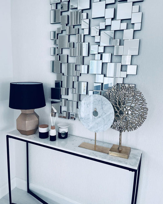 Rylight onregelmatige vierkante spiegelcluster wanddecoratie