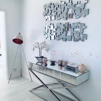 Rylight Irregular Square Mirror Cluster Wall Decoration
