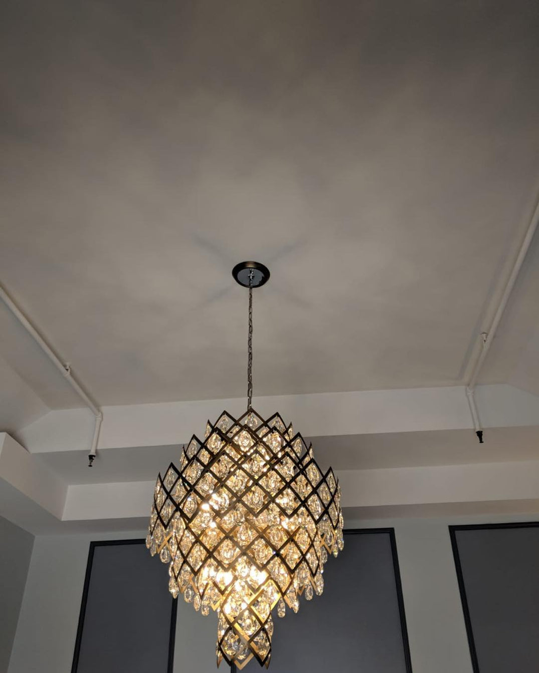 Rylight 6-Tier Art Design Pinecone Crystal Chandelier — rylight