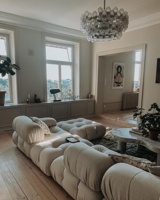 ثريا زجاجية منقوشة بشكل معقد من Rylight بطبقة 1/2