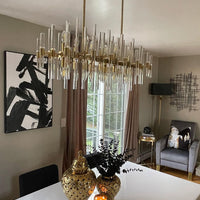 ثريا مستديرة/بيضاوية من الكريستال من رايلايت