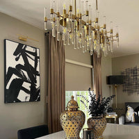 ثريا مستديرة/بيضاوية من الكريستال من رايلايت