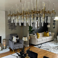 ثريا مستديرة/بيضاوية من الكريستال من رايلايت