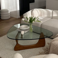 Rylight Triangular Glass Coffee Table