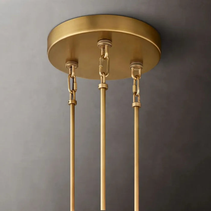 Rylight 9/12/16-Light Round Faceted Glass Chandelier