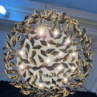 Rylight 84/102/170/192 Leaves Art Design Chandelier