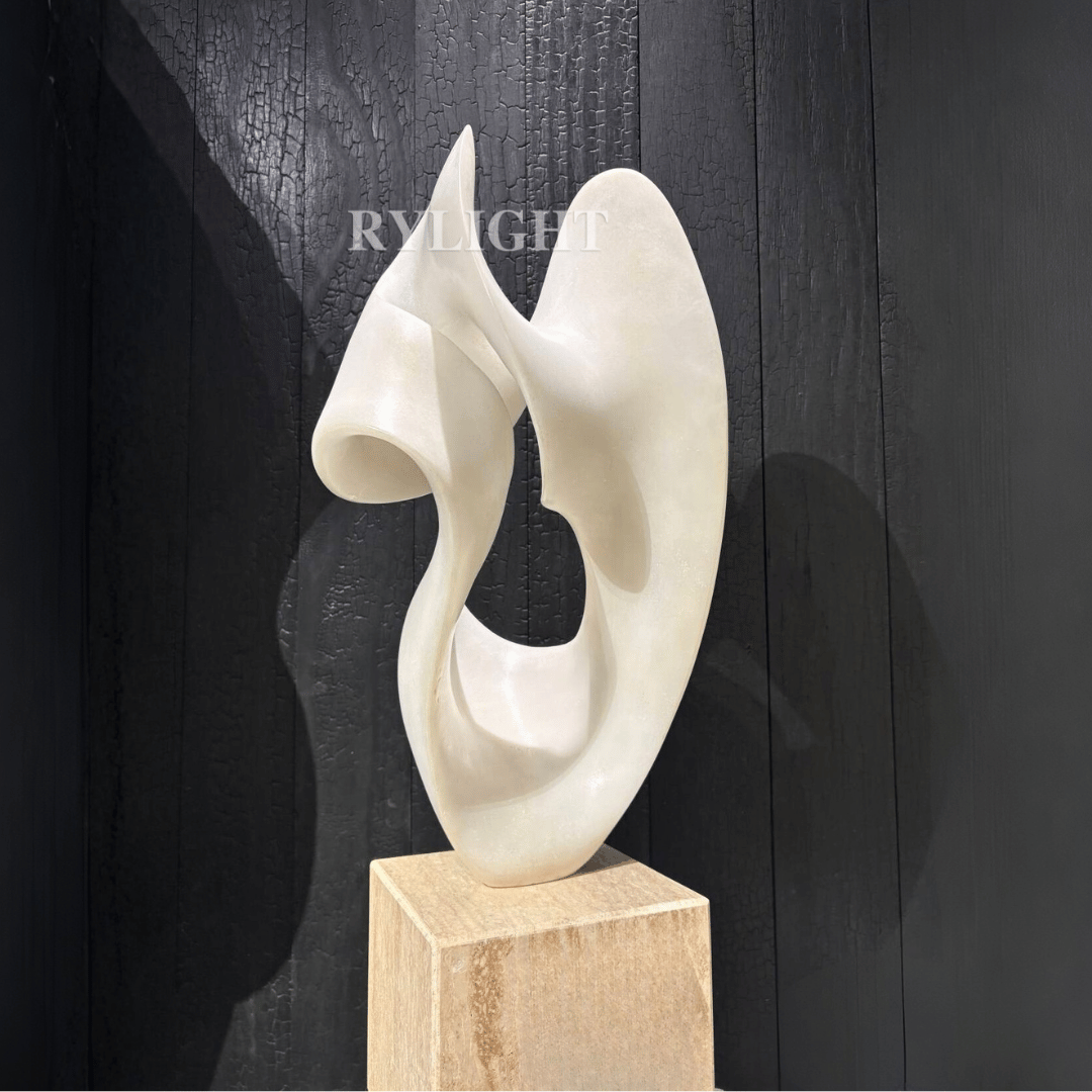 White Reverie – Abstract Sculpture