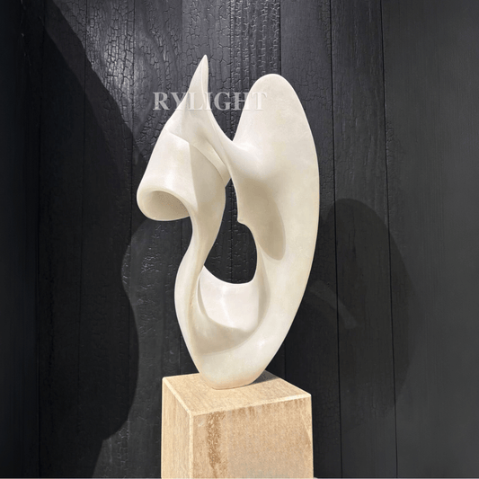 White Reverie – Abstract Sculpture