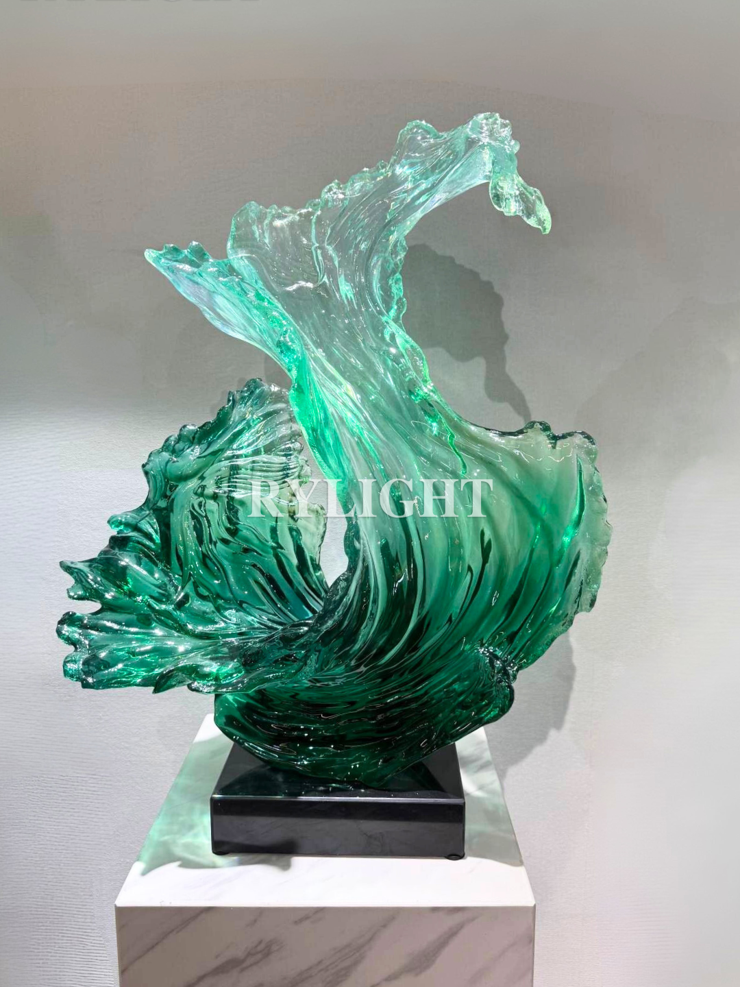 Transparent Resin Sculpture Ornament