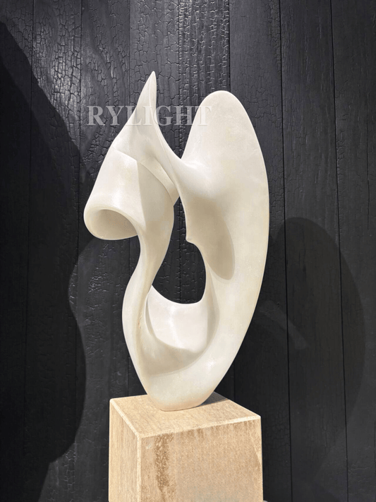 White Reverie – Abstract Sculpture