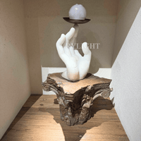 RYLIGHT Finger-Bearing Candle Holder Sculpture