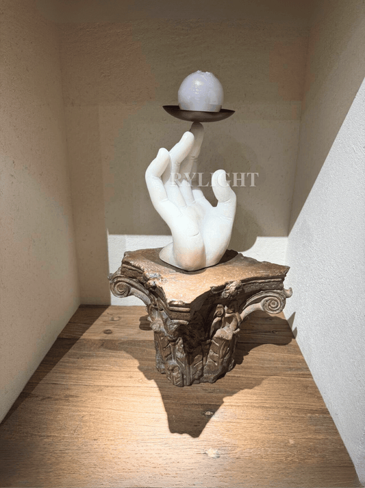 RYLIGHT Finger-Bearing Candle Holder Sculpture