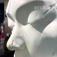 Modern Abstract Portrait Sculpture