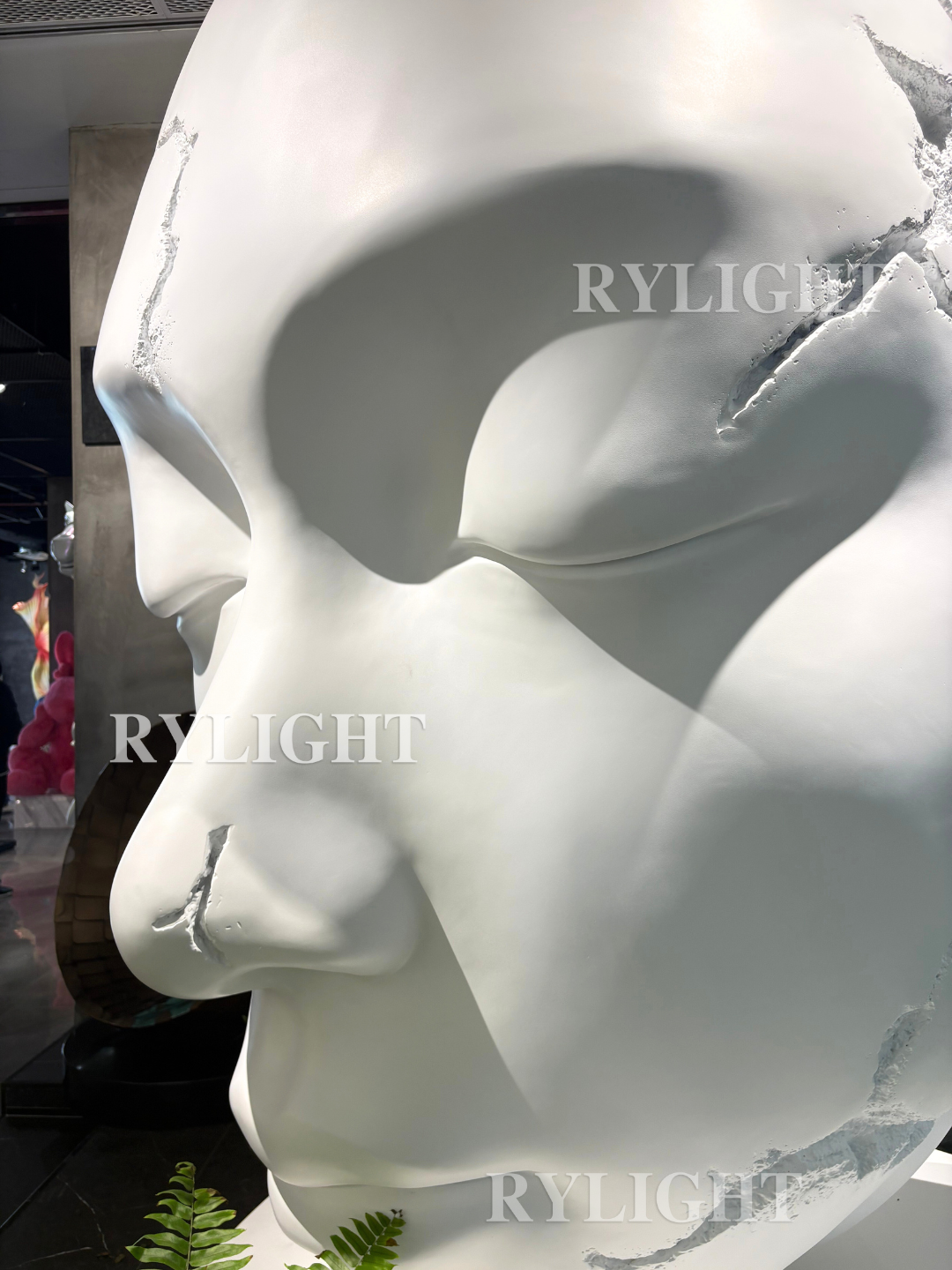 Modern Abstract Portrait Sculpture