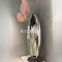 Chromatic Butterfly Stainless Steel Sculpture