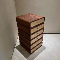 Rylight Modern Rotating Stacked Drawer Cabinet