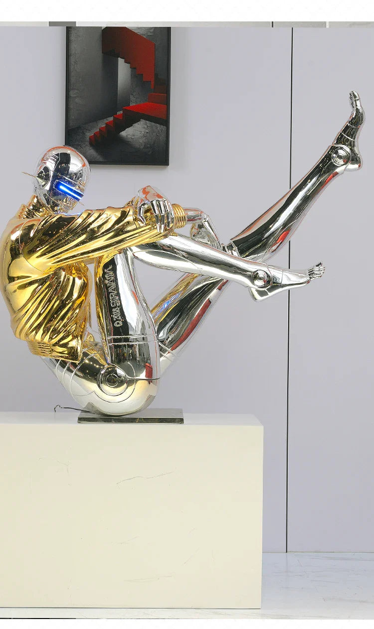 Rylight Gold Coat Goddess vloerlamp