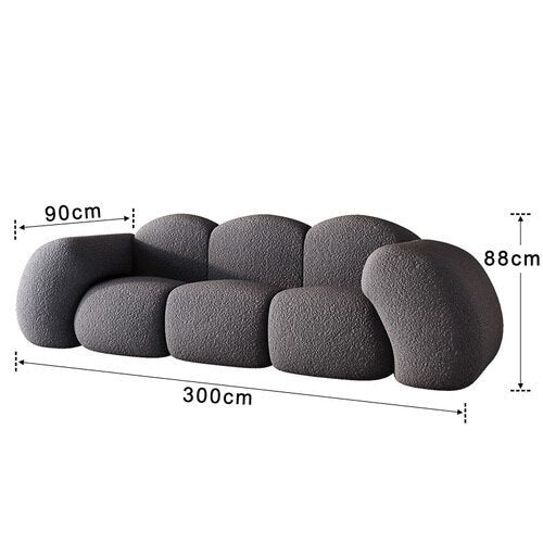 Rylight Modern 2/3-Seater Cloud Shaped Sofa