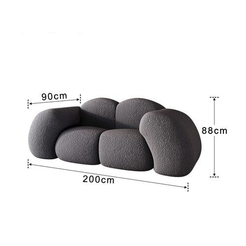 Rylight Modern 2/3-Seater Cloud Shaped Sofa
