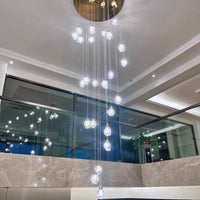 رايلايت 1/3/7/14/22-ثريا كريستالية على شكل قطرة مطر ألماسية خفيفة