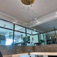 رايلايت 1/3/7/14/22-ثريا كريستالية على شكل قطرة مطر ألماسية خفيفة