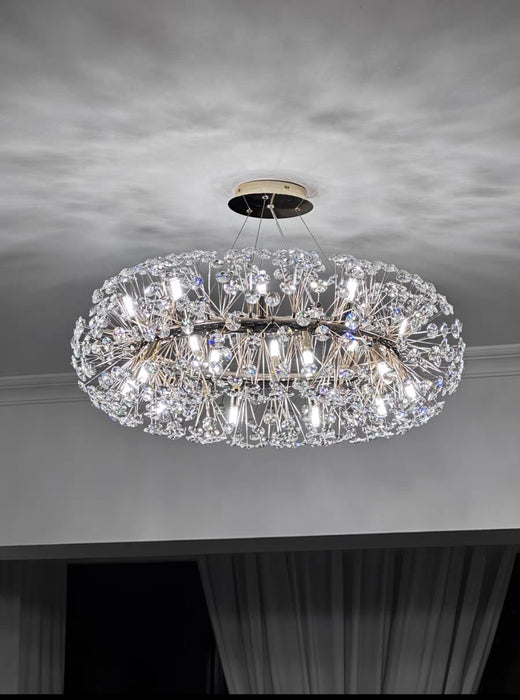 Rylight 12/20/28-ثريا كريستال الهندباء الفاخرة الخفيفة