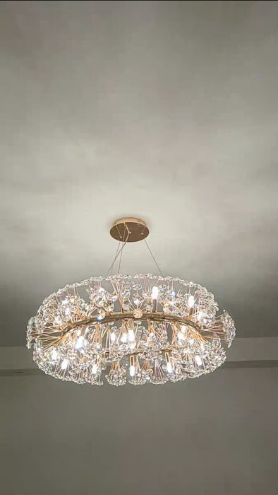 Rylight 12/20/28-ثريا كريستال الهندباء الفاخرة الخفيفة