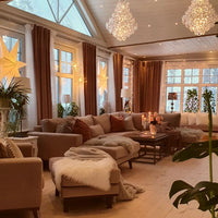 Rylight Honeycomb Glass Tiered Chandelier