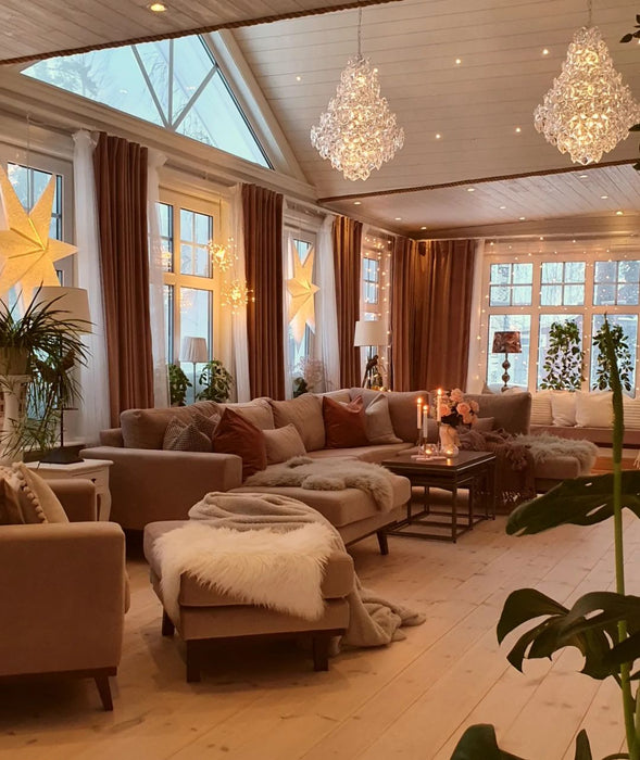 Rylight honingraatglas gelaagde kroonluchter