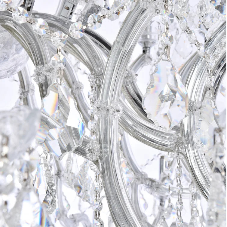 ثريا شموع كريستالية من Rylight مكونة من 5 طبقات و85 مصباحًا