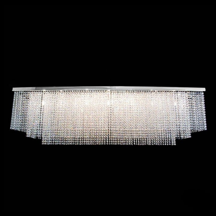 Rylight 3/4-laags extra grote moderne stijl kristallen inbouwkroonluchter