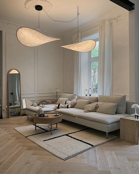 Rylight Minimalism White Lampshade Pendant Light