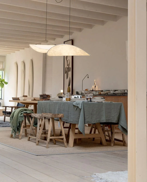 Rylight Minimalism White Lampshade Pendant Light