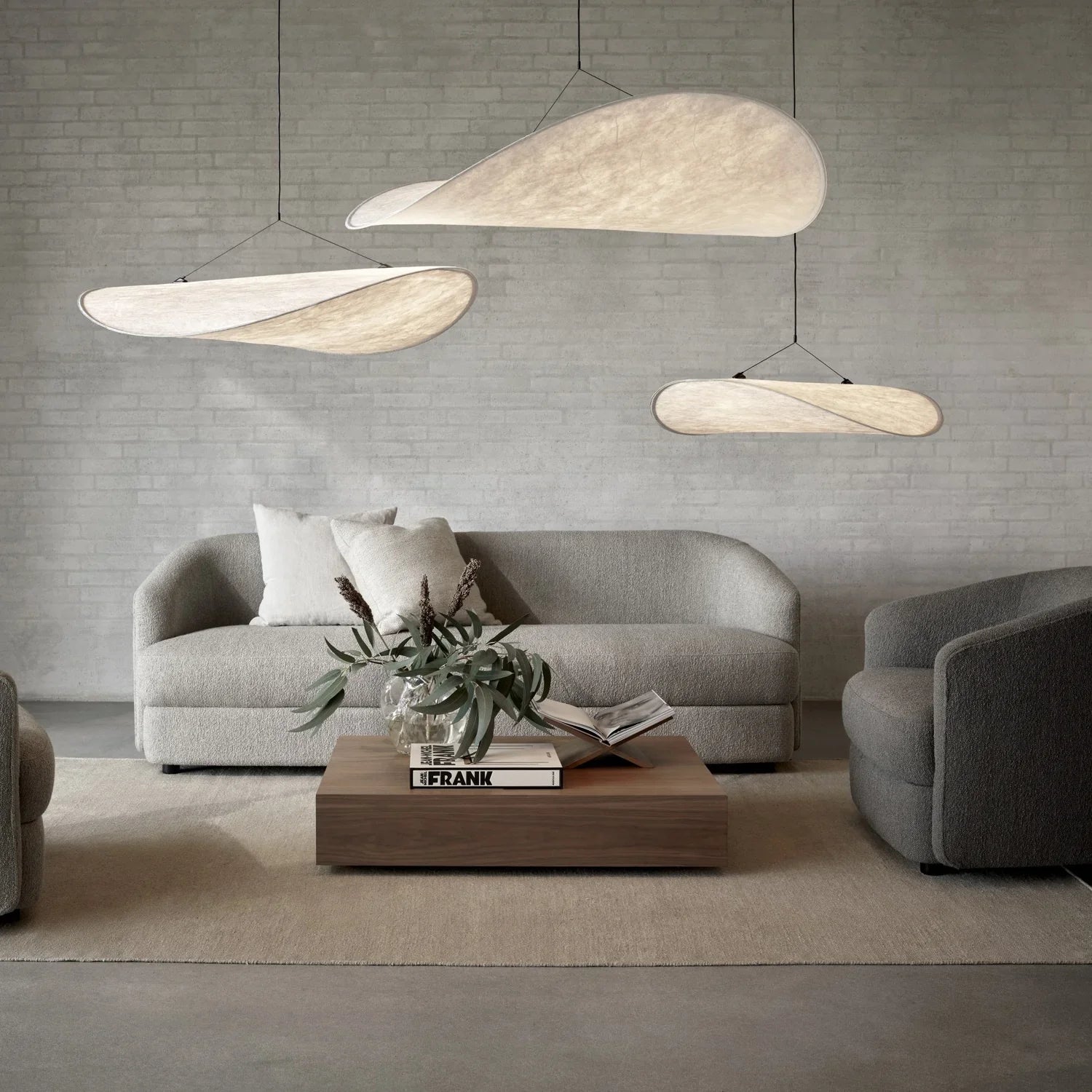 Rylight Minimalism White Lampshade Pendant Light