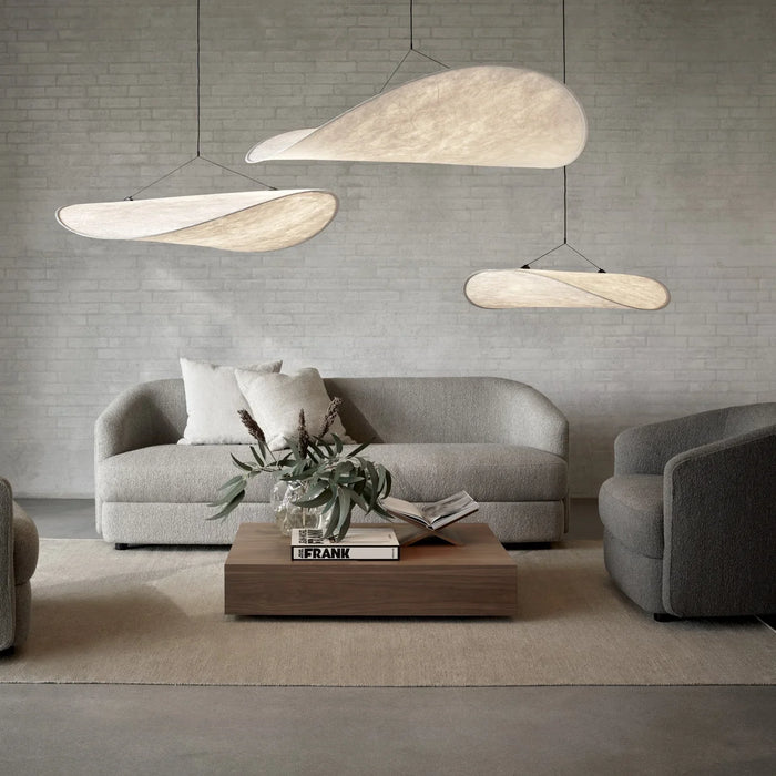 Rylight Minimalism White Lampshade Pendant Light