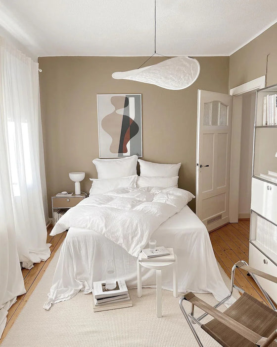 Rylight Minimalism White Lampshade Pendant Light