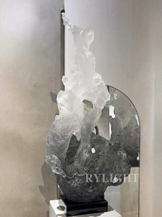 Transparent Resin Art Sculpture Ornament