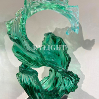 Transparent Resin Sculpture Ornament