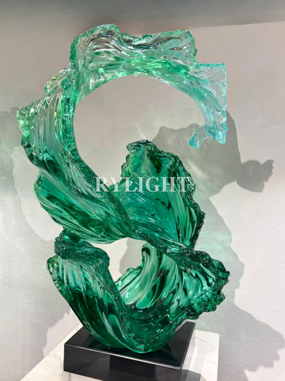 Transparent Resin Sculpture Ornament
