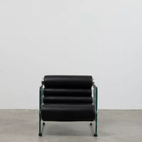 Rylight Italian Minimalist Glass Leg Accent Chair