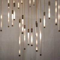 Rylight 18/26/32-lichts LED glazen druppelkroonluchter