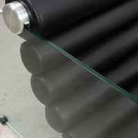 Rylight Italian Minimalist Glass Leg Accent Chair