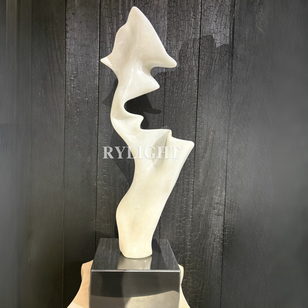 Silent Torsion Abstract Sculpture