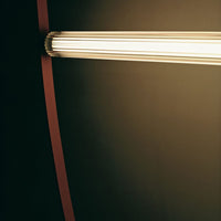 Rylight Designer U-vormige riemlamp LED glazen buis kroonluchter