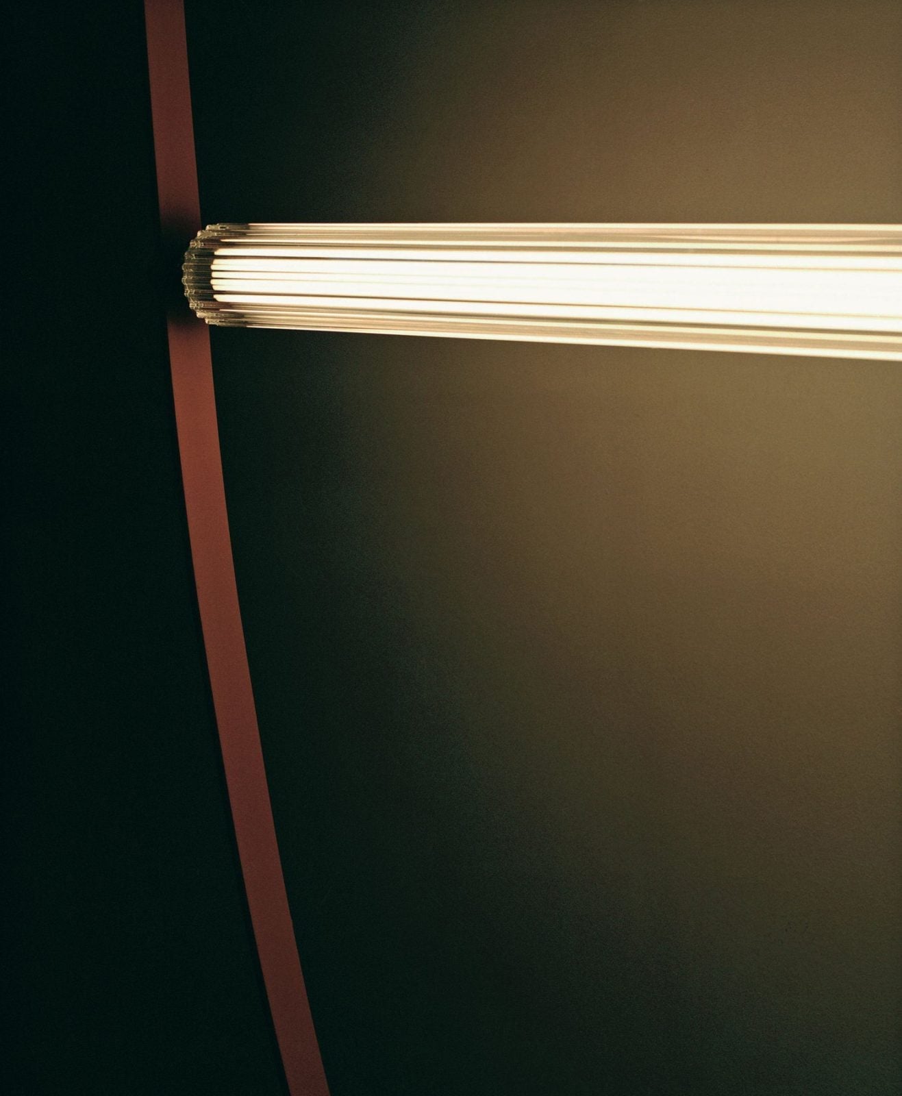 Rylight Designer U-vormige riemlamp LED glazen buis kroonluchter