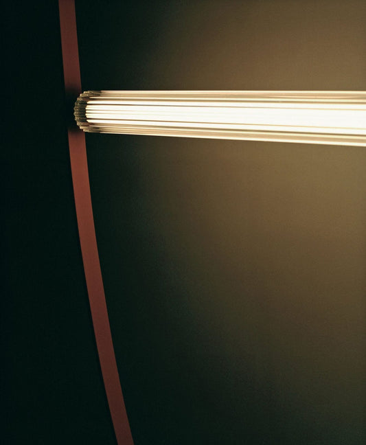 Rylight Designer U-vormige riemlamp LED glazen buis kroonluchter