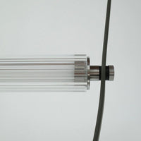 Rylight Designer U-vormige riemlamp LED glazen buis kroonluchter